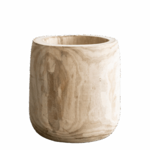 Blumentopf - Holz Hellbraun - Pia Blumentopf - L - H31 W29